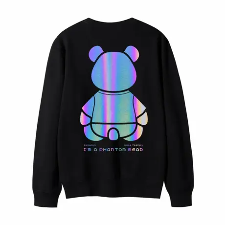 2022新款网红ins超火反光卫衣女男宽松韩版长袖oversize圆领学生商品大图