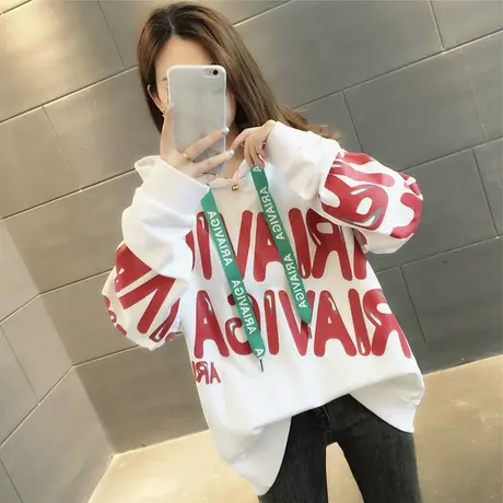 卫衣2023年新款女装韩版秋冬季秋款秋装宽松女士加厚上衣外套爆款商品大图