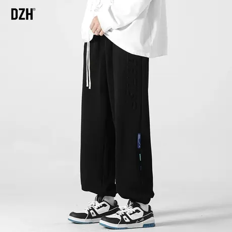 男士美式宽松卫裤男春夏男裤2024新款hiphop裤子高街ins潮运动裤商品大图