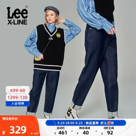 LeeXLINE23新品411锥形男友酷深蓝女牛仔裤LWB1004115PC-015图片