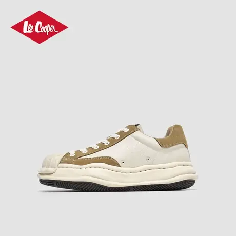 Lee Cooper2025春季新款板鞋男贝壳头复古时尚休闲鞋厚底显高男鞋商品大图