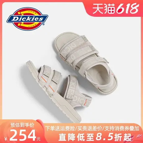 Dickies凉鞋男款夏季新款男士休闲沙滩鞋运动外穿防滑耐磨拖鞋男商品大图