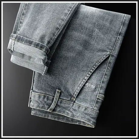 高端复古牛仔长裤男款直筒宽松休闲男裤子春季春秋款潮牌2024新款商品大图