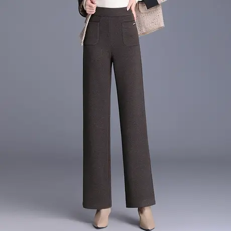阔腿裤女秋冬2023新款高腰宽松气质长裤直筒裤显瘦通勤休闲职业裤图片