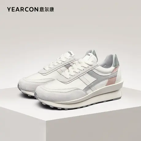 意尔康女鞋春秋季女士运动休闲单鞋德训鞋时尚潮流百搭平底商品大图