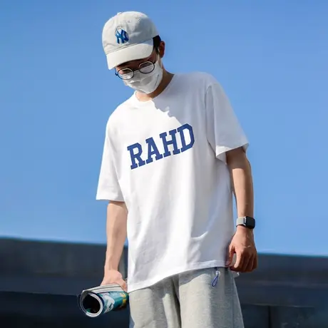 Radiohead纯棉t恤男宽松简约百搭2023夏季薄款透气时尚流行汗衫商品大图
