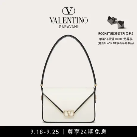 【24期免息】华伦天奴VALENTINO女士 LETTER 小牛皮手袋肩背包图片