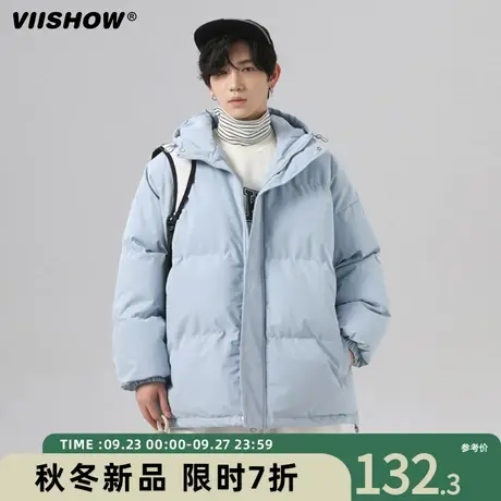 VIISHOW棉衣男冬季新款短款宽松立领加厚棉服休闲oversize外套男商品大图