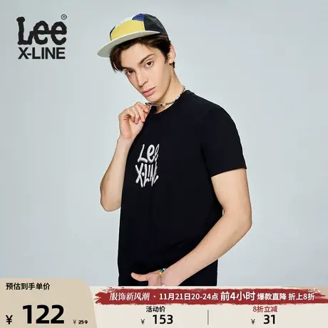 Lee23新品标准版印花圆领多色男短袖T恤潮LMT0054014LE图片