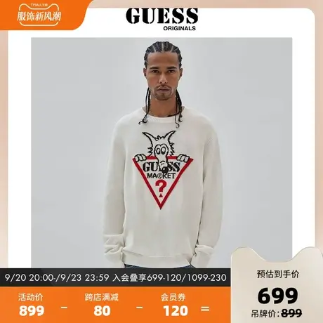 【苏芮琪明星同款】GUESS ORIGINALS FOXY X MARKET 23新秋针织衫商品大图