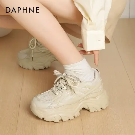 达芙妮厚底老爹鞋女2025新款增高鞋个性鞋子女小个子休闲运动鞋女商品大图