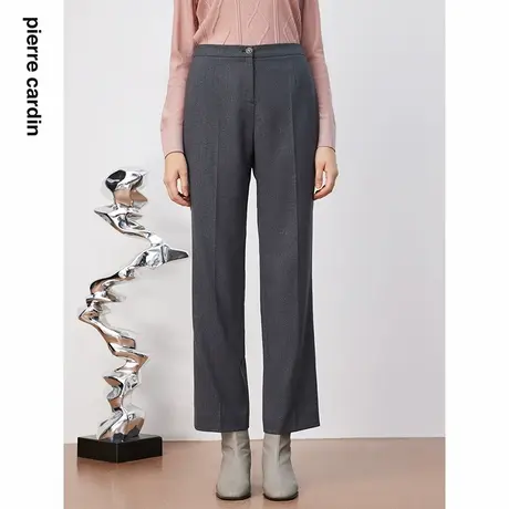 商场同款【皮尔卡丹女装】秋冬灰色羊毛西服裤休闲裤【专柜正品】商品大图