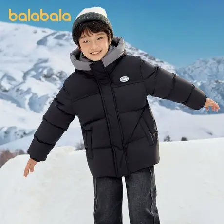 巴拉巴拉童装儿童羽绒服男童外套女童冬季上衣宝宝2025新款大童潮图片