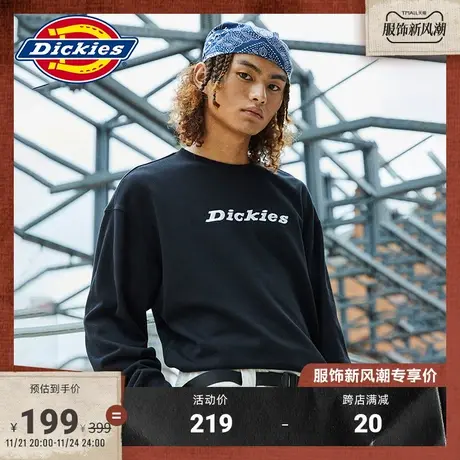 【小红书百万博主darcy推荐】Dickies春夏logo圆领美式卫衣宽松图片