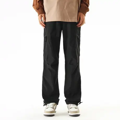 美式机能软壳冲锋裤男春季高街vibe痞帅登山长裤户外潮牌休闲裤子图片