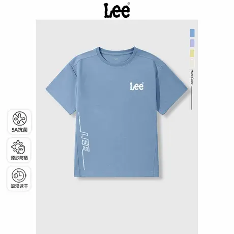 Lee童装儿童速干衣男童短袖夏季速干吸湿透气大童运动服男孩夏装商品大图
