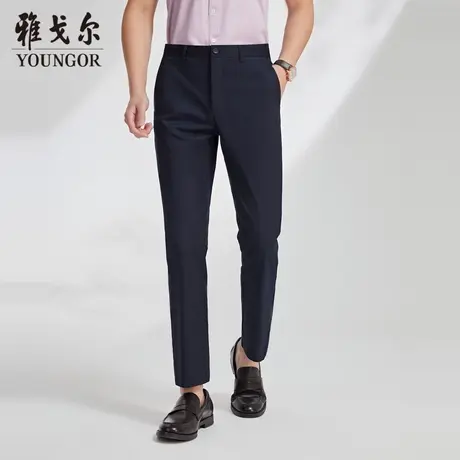 雅戈尔奥莱 男装凉爽西裤休闲西裤休闲裤新款商务上弹力裤商品大图