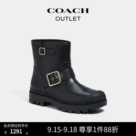 COACH/蔻驰奥莱女士TROOPER摩托靴图片