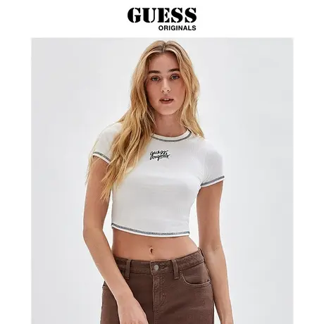 GUESS Originals 款女士短袖T恤-W2BP05KA0H3商品大图