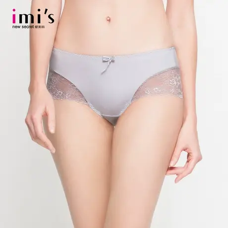 爱美丽IMIS内裤女网纱性感蕾丝低腰包臀平角裤IM23LP3商品大图