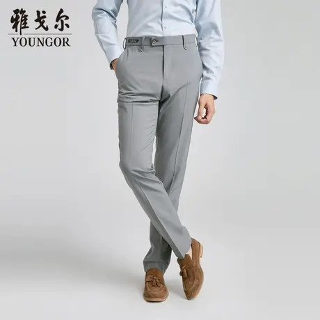 【商场同款】雅戈尔男士长裤春季新款官方商务休闲上班穿长裤男商品大图