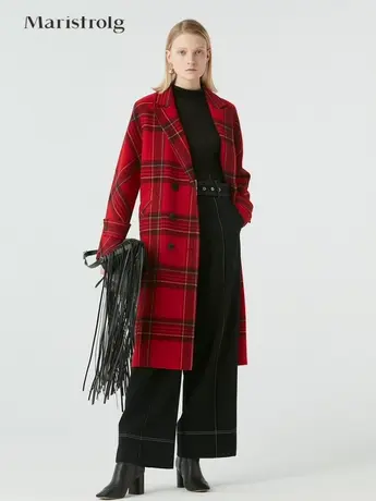 玛丝菲尔毛呢外套商品大图