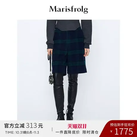 【奥莱独有保暖季特价 】玛丝菲尔毛呢外套商品大图