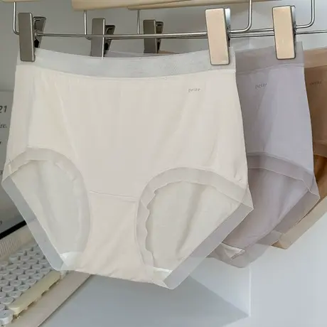 自由0感~空气裤80支莫代尔女内裤细腻中腰三角短裤夏季薄2023新款图片