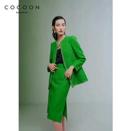 商场同款2023春新款短裙经典百搭高腰A型香风半身裙女图片