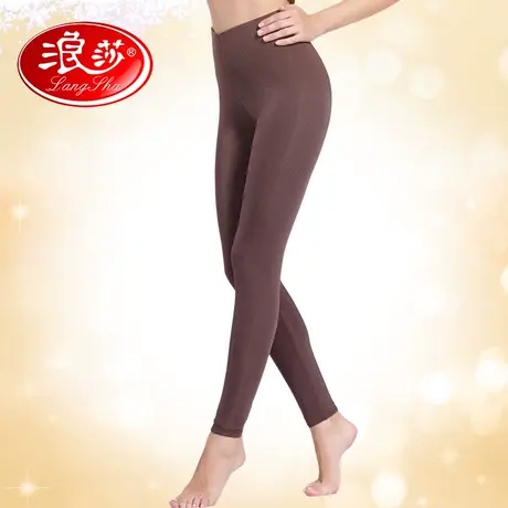 【清仓特价捡漏】浪莎打底裤女加绒裤花绘泳布弹力外穿显瘦长裤图片