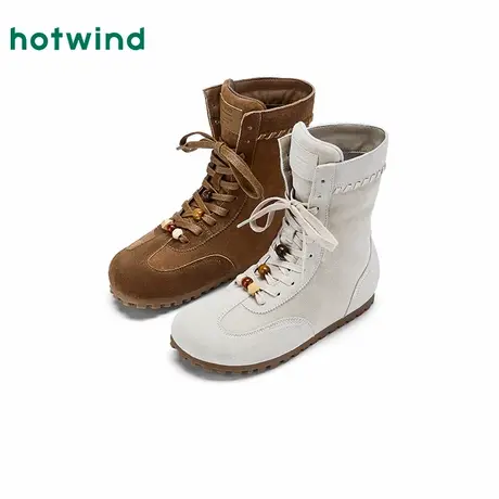 热风2025年秋季新款女士时尚休闲靴商品大图