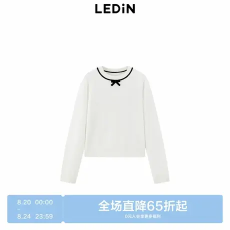 【商场同款】乐町半高领线套衫24冬季新款针织修身毛衣C1EEE4311商品大图
