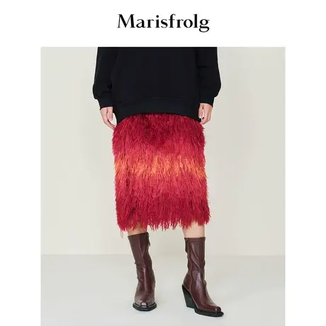 【奥莱清仓保暖季特价 】玛丝菲尔半身裙商品大图