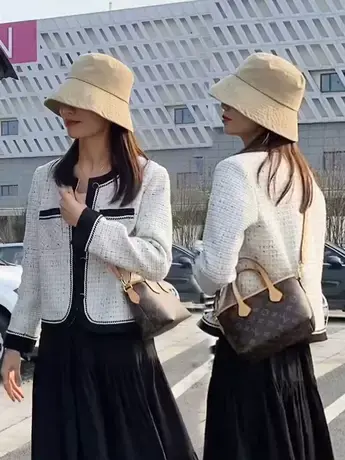 小香风短款外套女装春秋季2023新款法式高级感气质名媛小个子上衣商品大图