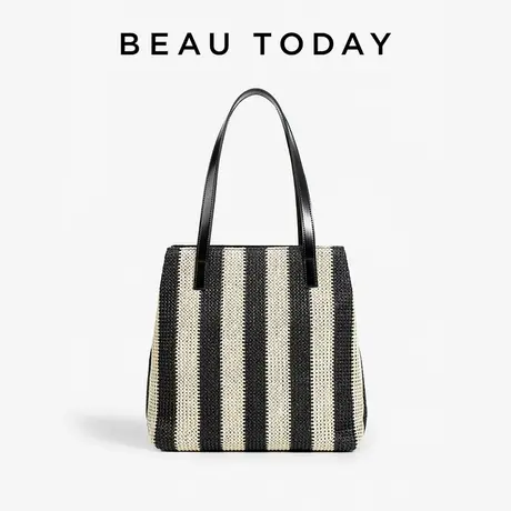 BeauToday手提包女大容量包包女士2024新款BT今年流行包包编织包商品大图