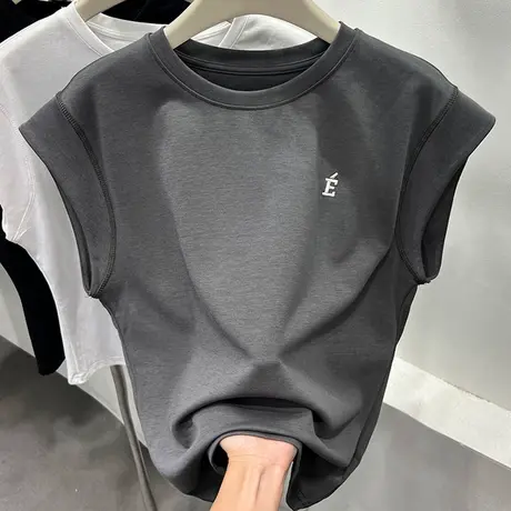 洋气时髦刺绣飞飞袖T恤女夏季百搭宽松显瘦bf原宿风短袖上衣体恤图片