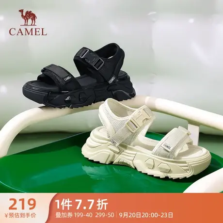 骆驼女鞋2023夏季新品沙滩鞋两用鞋休闲凉鞋时尚清凉便捷户外鞋子商品大图