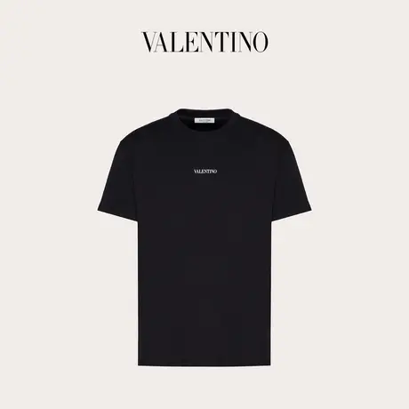 【季末优惠】华伦天奴VALENTINO男士LOGO T恤短袖商品大图