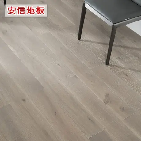 安信橡木三层实木复合地板暖灰星空锁扣地暖适用ENF级3mm表层商品大图