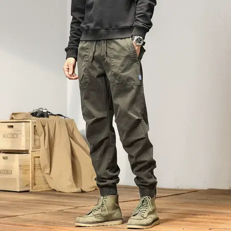 裤子男款夏季工装长裤百搭裤子时尚潮流男士工装裤夏季薄款商品大图