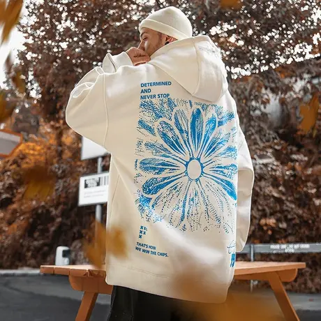 欧美高街加肥加大宽松卫衣男潮日系潮牌冬季国潮肥佬大码外穿外套商品大图