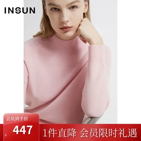 恩裳2022冬季舒适纯羊毛轻盈保暖可打底亲肤毛织衫女图片