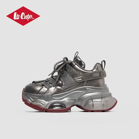 Lee Cooper2025春季新款老爹鞋女气垫厚底增高运动休闲鞋复古女鞋商品大图