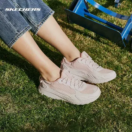Skechers斯凯奇女鞋增高休闲鞋减震防滑软底运动鞋轻便时尚跑步鞋商品大图