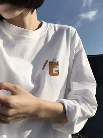 白色仿棉内搭打底衫女2023新款秋冬季显瘦遮肉加绒长袖t恤上衣服商品大图