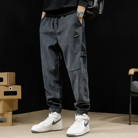 运动裤男春秋款大码男士工装男款裤子加肥加大24新款休闲男裤商品大图