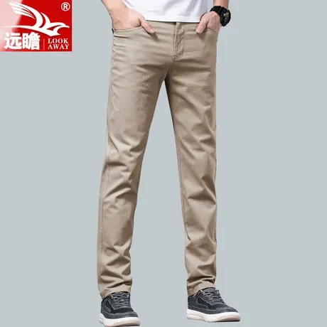 休闲裤男夏季薄款长裤宽松直筒男士夏天潮流男裤百搭弹力裤子男款商品大图