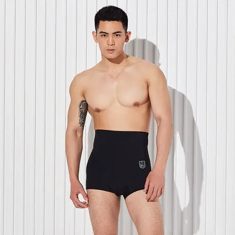 Asianbum男士平角裤紧身腰封 透气收腹带高暖腰束身束腰提臀内裤商品大图