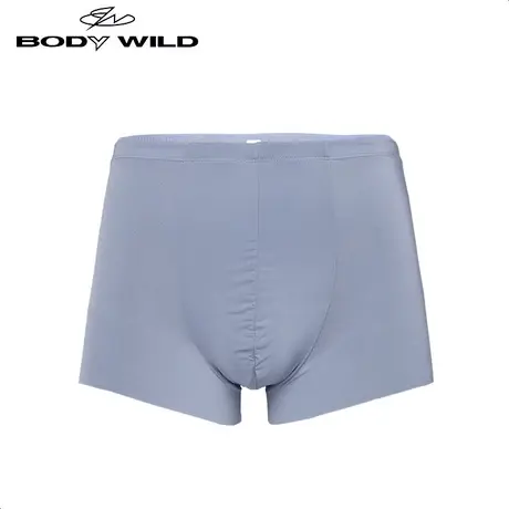 BODYWILD纯色内裤男青少年男士四角男生薄款季平角裤轻薄图片