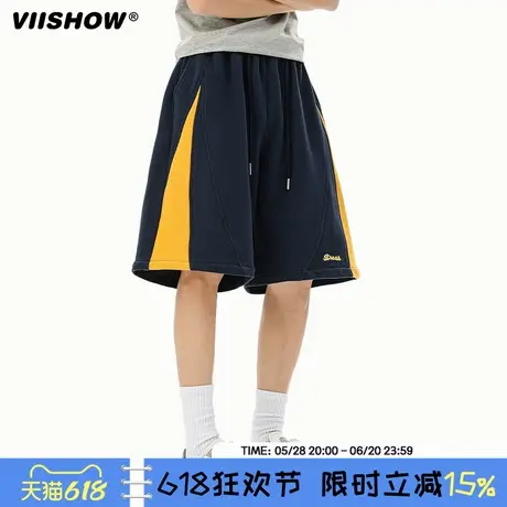 VIISHOW美式重磅五分卫裤男款夏季潮牌篮球短裤运动裤宽松休闲裤图片